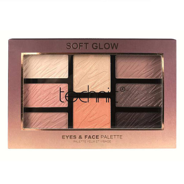 پالت چشم و صورت soft glow تکنیک