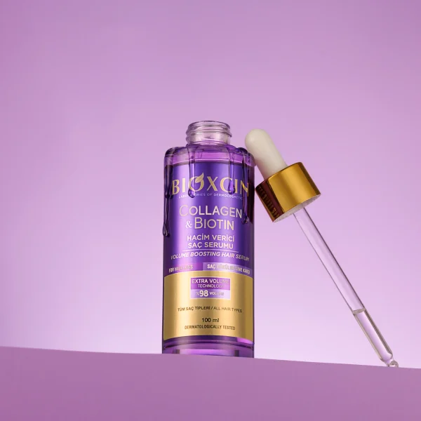 collagen biotin serum konsept