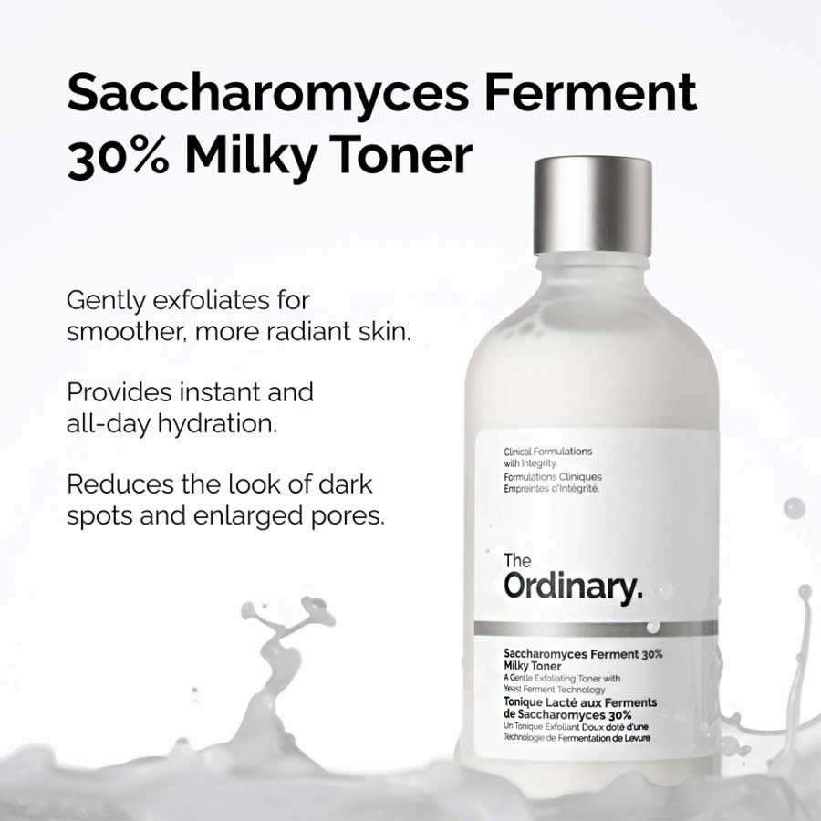 تونر شیر اوردینری حاوی ساکارومایسس تخمیر 100ml