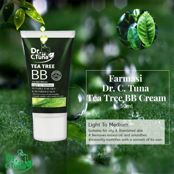 بی بی کرم Tea Tree دکتر سی تونا فارماسی 50ml (Light To Medium)