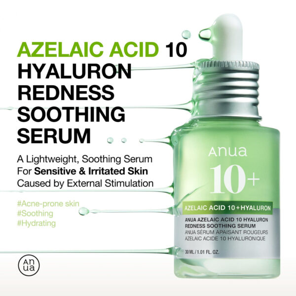 anua us ampoule serum azelaic acid 10 hyaluron redness soothing serum 1161173134