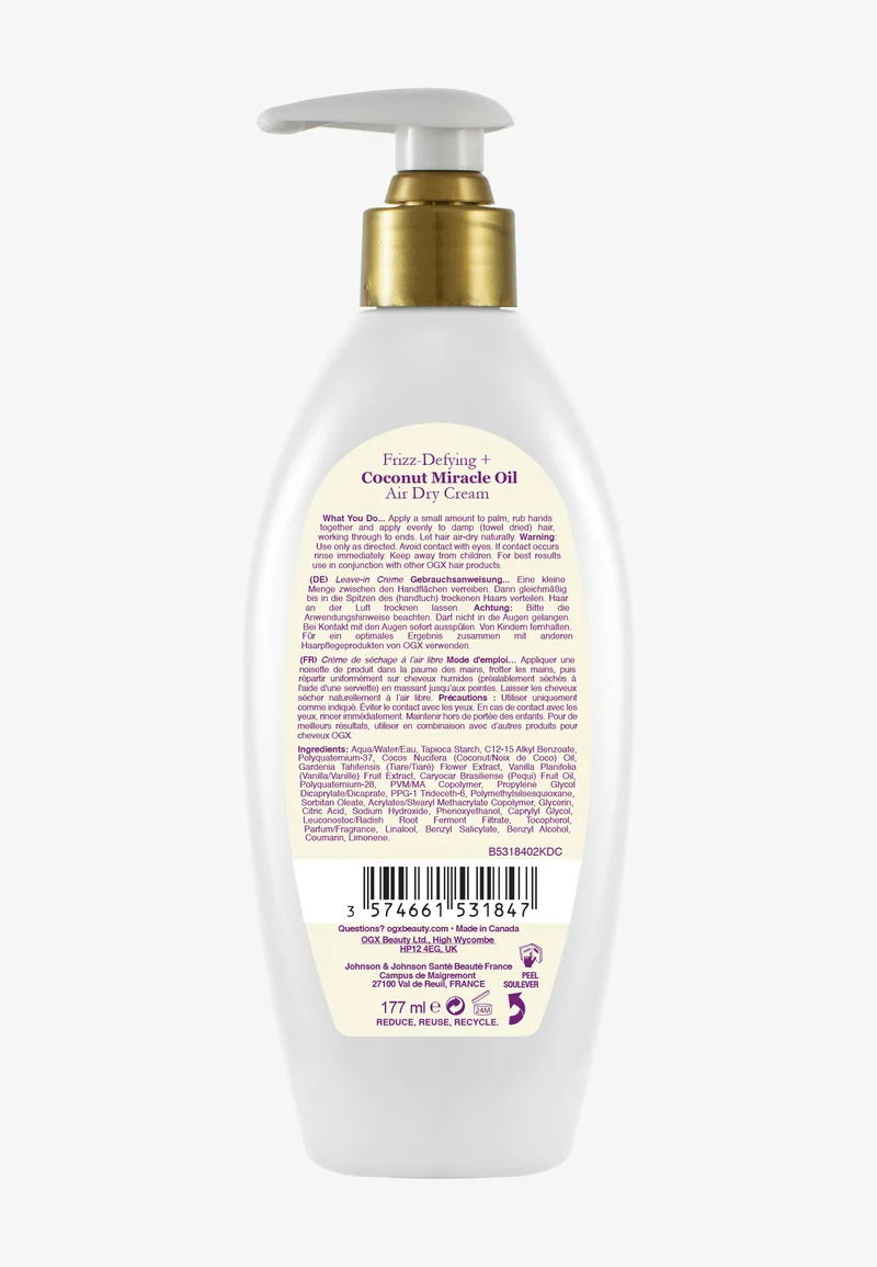 کرم مو بدون نیاز به حرارت OGX | Air Dry Cream OGX