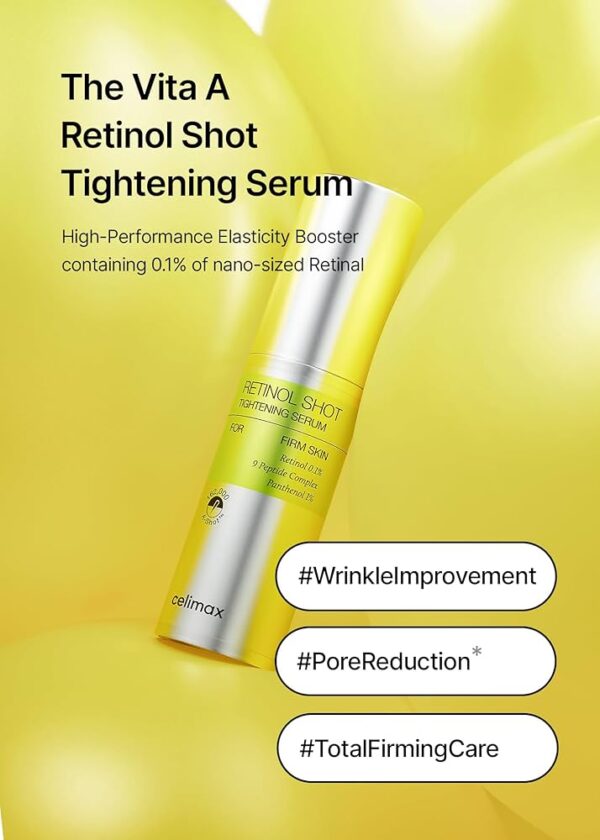 سرم سفت‌کننده و جوانساز رتینول سلایمکس Celimax Retinol Tightening Serum - Image 4