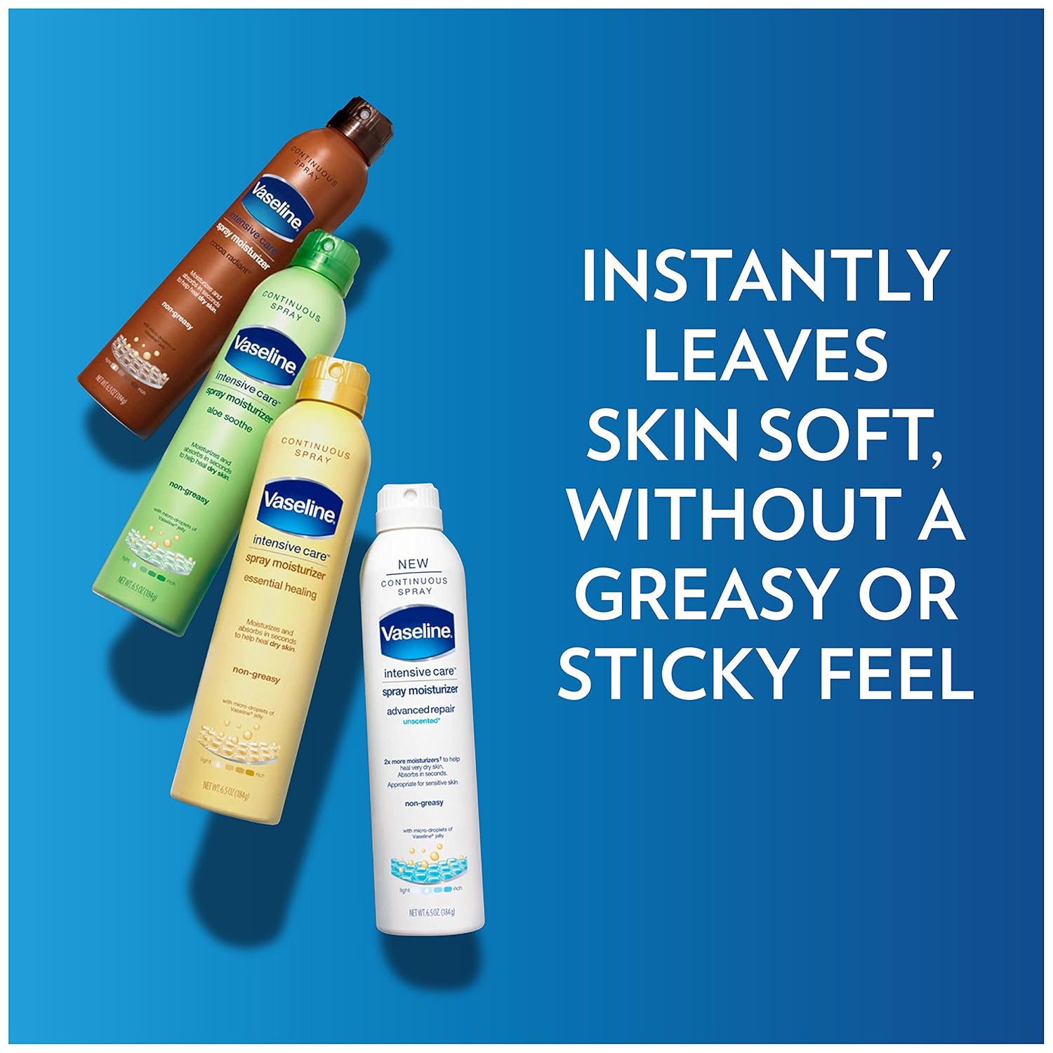 81jwJ33INDL._SL1500_ اسپری مرطوب کننده و ضد تعریق وازلین 190میل