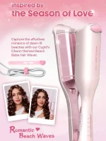 دستگاه فر ساحلی شیگلم صورتی | Beach Wave Sheglam Babe Hair - Image 5