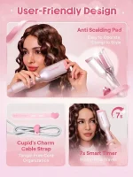 دستگاه فر ساحلی شیگلم صورتی | Beach Wave Sheglam Babe Hair - Image 2