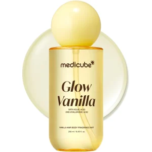 بادی میست وانیلی مدیکوب Glow Vanilla Hair & Body Fragrance Mist